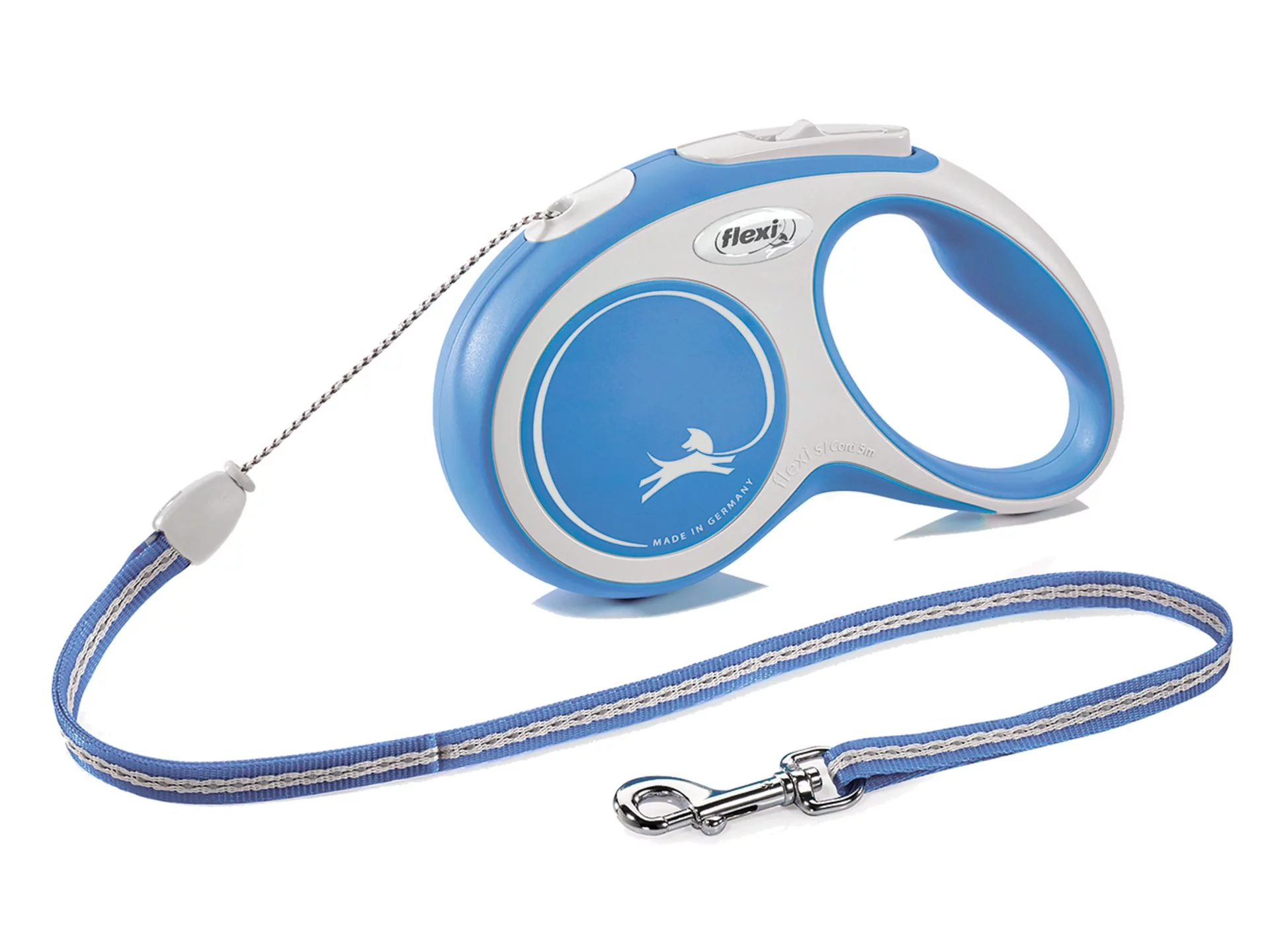 FLEXI NEW COMFORT - smycz automatyczna dla psa, niebieska S 8m LINKA [FL-3035]
