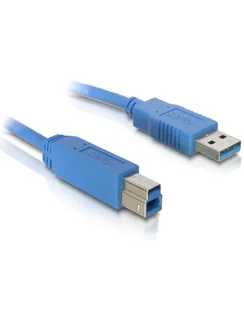 Delock kabel USB 3.0 AM -> USB 3.0 BM 5m - Kable komputerowe i do monitorów - miniaturka - grafika 1