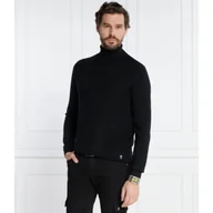 Swetry męskie - Karl Lagerfeld Wełniany golf | Regular Fit - miniaturka - grafika 1