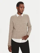 Swetry damskie - Boss Sweter Febisan 50478315 Szary Regular Fit - miniaturka - grafika 1