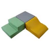 Wyposażenie sportowe i gimnastyczne - Zestaw kształtek rehabilitacyjnych dla dzieci Zestaw Malucha 1, 3 elementy - miniaturka - grafika 1