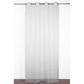 Firany - Firana na przelotkach 140 x 240 cm srebrna - miniaturka - grafika 1