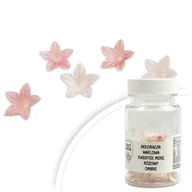Dodatki do ciast w proszku - Dekoracje waflowe KWIATKI RÓŻOWE OMBRE mini Sweet Decor, 40 szt. - miniaturka - grafika 1