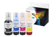 Tusze zamienniki - Zestaw zamienników tuszu Epson T101 CMYK marki My Office - miniaturka - grafika 1