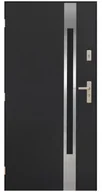 Meble modułowe i akcesoria - Drzwi zewnętrzne stalowe 90cm Lewe, Antracyt, ocieplane 72 mm, 2 zamki - miniaturka - grafika 1