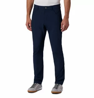Spodnie sportowe męskie - Spodnie męskie Columbia Outdoor Elements Stretch Pant collegiate navy - 34 - grafika 1