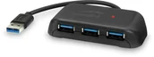 Huby USB - SPEEDLINK SNAPPY EVO USB 3.2 Gen 1 (3.1 Gen 1) Type-A 5000 Mbit/s Czarny SL-140109-BK - miniaturka - grafika 1