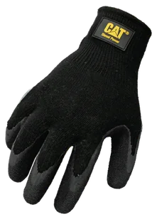 CAT Rękawice Breathable poly/cotton/latex palm M - Rękawice robocze - miniaturka - grafika 1