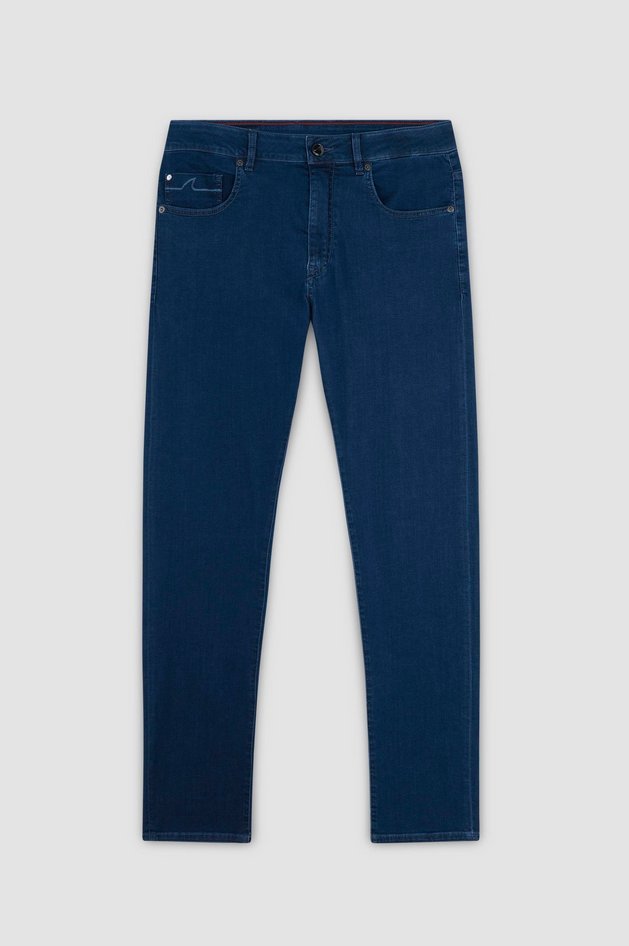 jeansy męskie niebieski denim