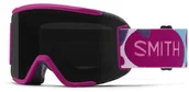 Gogle narciarskie - SMITH SQUAD S Fuschia Oversized Shapes ChromaPop Sun Black + Clear 2023 - miniaturka - grafika 1