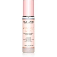 Utrwalacze do makijażu - Makeup Revolution Hydrate & Fix spray utrwalający makijaż 100ml - miniaturka - grafika 1