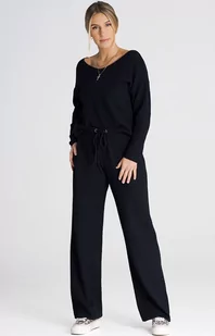 Dres damski czarny M986, Kolor czarny, Rozmiar uniwersalny, Figl - Primodo.com - Dresy damskie - miniaturka - grafika 1
