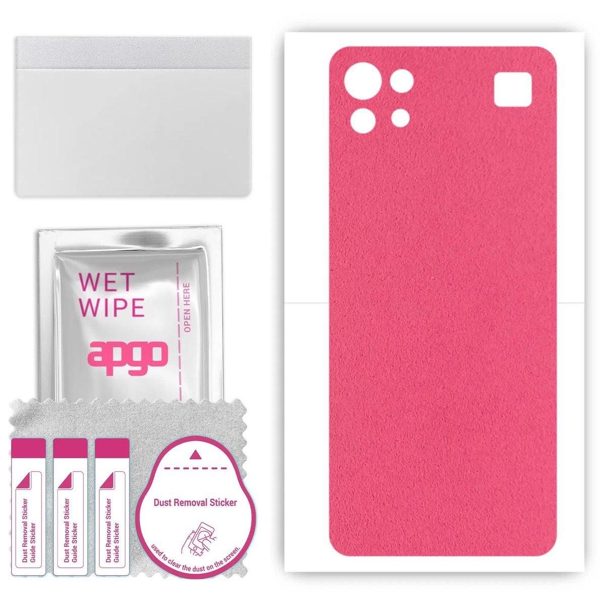 Folia naklejka skórka strukturalna na TYŁ Zamsz do LG K92 5G - Zamsz Różowy - apgo SKINS