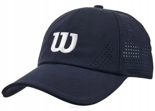 Czapka tenisowa Wilson Active Perforated Cap granatowa S/M - Czapki i chusty sportowe męskie Czapka tenisowa Wilson Active Perforated Cap granatowa S/M - Czapki i chusty sportowe męskie - miniaturka - grafika 1