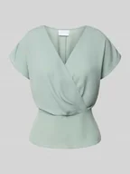 Bluzki damskie - Bluzka w stylu kopertowym - miniaturka - grafika 1