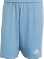 Spodnie sportowe męskie - Adidas Spodenki męskie adidas Squadra 21 Short błękitne GN6720 S - miniaturka - grafika 1