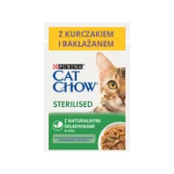 Mokra karma dla kotów - Purina Cat Chow CAT CHOW Sterilised Karma z kurczakiem i bakłażanem w sosie 85g 43524-uniw - miniaturka - grafika 1