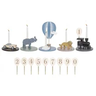 Świeczniki - Zestaw świeczników urodzinowych lokomotywa, Jabadabado - miniaturka - grafika 1