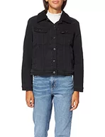 Kurtki damskie - Lee Damska kurtka Sherpa Rider Denim, Black Parker, S - miniaturka - grafika 1