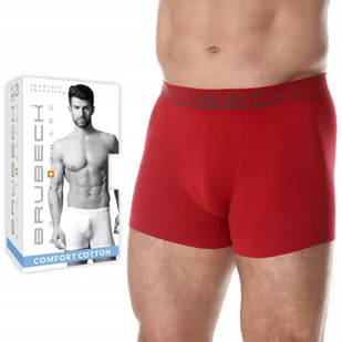 BRUBECK BX1005M bokserki męskie bezszwowe DOPASOWANE SZORTY czerwony - XL - Majtki męskie BRUBECK BX1005M bokserki męskie bezszwowe DOPASOWANE SZORTY czerwony - XL - Majtki męskie - miniaturka - grafika 1
