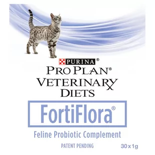 Purina Veterinary Diets Purina Pro Plan Veterinary Diets FortiFlora 2 x 30 g | 5% na pierwsze zamówienie | Dostawa GRATIS! - Suplementy i witaminy dla kotów - miniaturka - grafika 1