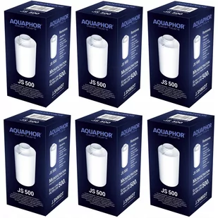 Wkład filtrujący Aquaphor JS 500 6 szt. - Wkłady filtrujące - miniaturka - grafika 1