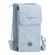 Torebki damskie - Pepe Jeans Jana Torba na ramię Niebieski 11x20x4 cm Poliester z Detalami ze Sztucznej Skóry by Joumma Bags, Niebieski, Talla única, Torba na ramię - miniaturka - grafika 1