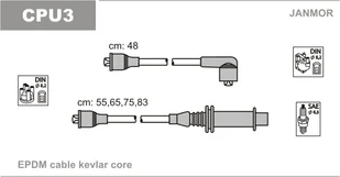 JANMOR Zestaw przewodów zapłonowych CPU3 - Akcesoria do układu elektrycznego - miniaturka - grafika 1