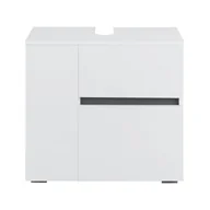Szafki łazienkowe - Biała szafka pod umywalkę Støraa Wisla, 60x55 cm - miniaturka - grafika 1