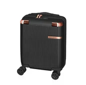Walizki - Betlewski Walizka kabinowa XS NEBULA czarna ABS - miniaturka - grafika 1