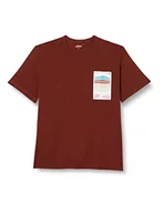 Koszulki męskie - s.Oliver Bernd Freier GmbH & Co. KG Męski t-shirt z krótkim rękawem, brązowy, 5XL, brązowy, 5XL - miniaturka - grafika 1