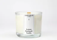 Świece - Świeca Zapachowa Sojowa 200g/Wanilia Paczula Cytryna, drewniany knot, 40h/Sawarge Candles - miniaturka - grafika 1