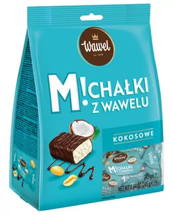 Wawel, cukierki Michałki z Wawelu kokosowe, 245 g - Cukierki - miniaturka - grafika 1