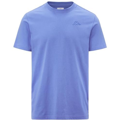 Kappa Cafers Slim Tee Wygodna i stylowa koszulka techniczna kolor niebieski ultralekki niebieski silny rozmiar 2XL