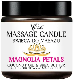 Nawilżająca świeca do masażu VCee 80 g - różne zapachy - Magnolia Petals - Olejki i świece do masażu - miniaturka - grafika 1
