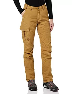 Spodnie damskie - Fjällräven Damskie spodnie Karla Pro Trousers Curved W, brązowe, 48, brązowy, 48 - grafika 1