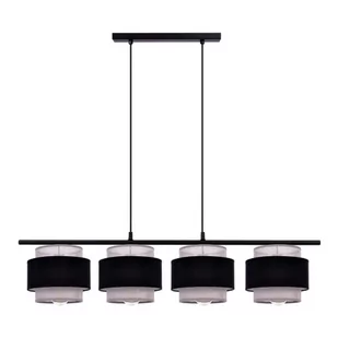 Etela lampa wisząca 4xE27 czarna K-5173 - Lampy sufitowe - miniaturka - grafika 1