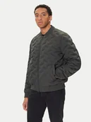 Kurtki męskie - Geox Kurtka bomber Spherica M5628R T3271 F3251 Szary Regular Fit - miniaturka - grafika 1