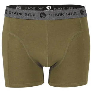 Męskie Bokserki bawełniane rozmiar XL kolor KHAKI oddychający materiał przylegające - Majtki męskie - miniaturka - grafika 1