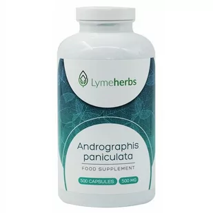 Lymeherbs Andrographis paniculata 500 mg, 500 kapsułek CH39 - Suplementy naturalne - miniaturka - grafika 1