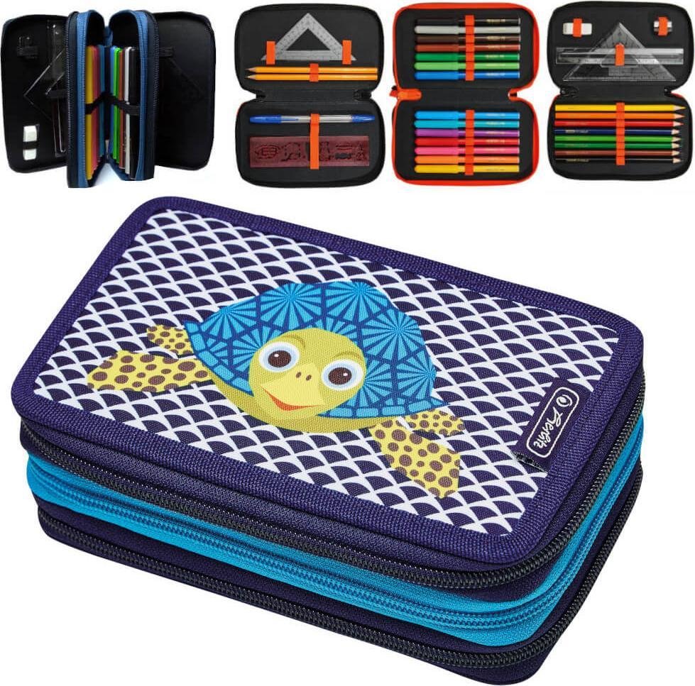 Piórnik Herlitz herlitz TriCase 31 tlg. Cute Animals Turtle