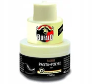 Środki do obuwia i ubrań - G9-19 CZARNA SAMOPOŁYSKOWA PASTA Z WOSKIEM DO BUTÓW SKÓRZANYCH BUFALO 40 ML - miniaturka - grafika 1