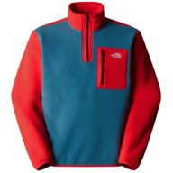 Bluzy sportowe damskie - Bluza damska The North Face M Yumiori 1/4 Zip Rozmiar: L / Kolor: niebieski/czerwony - miniaturka - grafika 1