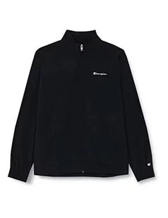 Champion Męska bluza Eco Future z recyklingu, elastyczna tkana, na zamek błyskawiczny, czarna, S - Bluzy męskie - miniaturka - grafika 1