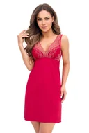 Bielizna nocna - Koszula nocna Victoria2 wine - miniaturka - grafika 1