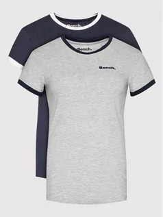 Koszulki i topy damskie - Bench Komplet 2 t-shirtów Milia 120680 Granatowy Regular Fit - grafika 1