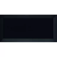 Płytki ceramiczne - Płytka ścienna Bisel Negro Brillo 10 x 20 GAT. I - miniaturka - grafika 1