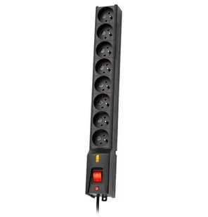 Lestar LX8103 m 8 CZARNA LX810 3m BLACK (LX8103mBLACK) - Listwy zasilające - miniaturka - grafika 1