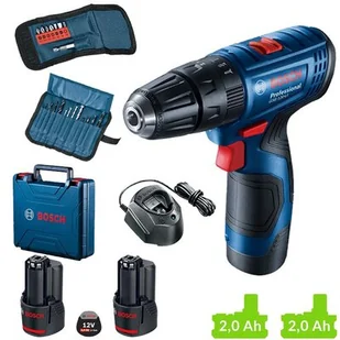 Bosch Wiertarko-wkrętarka udarowa z osprzętem GSB 120-LI  06019G8102 - Wiertarko-wkrętarki akumulatorowe - miniaturka - grafika 1