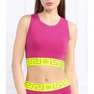 Koszulki i topy damskie - Versace Top | Regular Fit - miniaturka - grafika 1